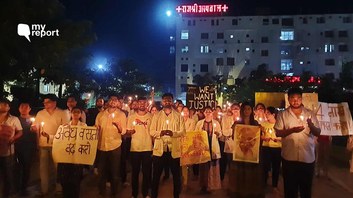 <div class="paragraphs"><p>Students say the Rajshree Medical Research Institute is demanding hostel fee&nbsp; illegally.</p></div>