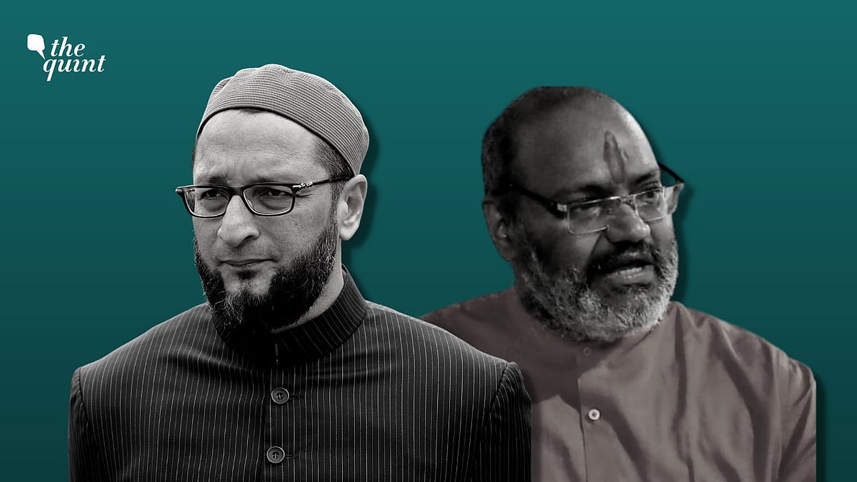 <div class="paragraphs"><p>AIMIM chief Asaduddin Owaisi and Hindutva leader Yati Narsinghanand.</p></div>