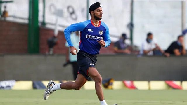 <div class="paragraphs"><p>Arshdeep Singh in training in Delhi</p></div>
