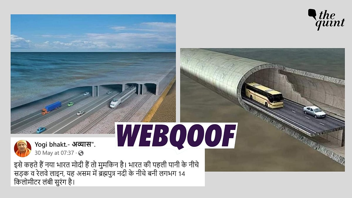 <div class="paragraphs"><p>Fact-Check | Unrelated photographs shared as underwater tunnel built in Assam.&nbsp;</p></div>