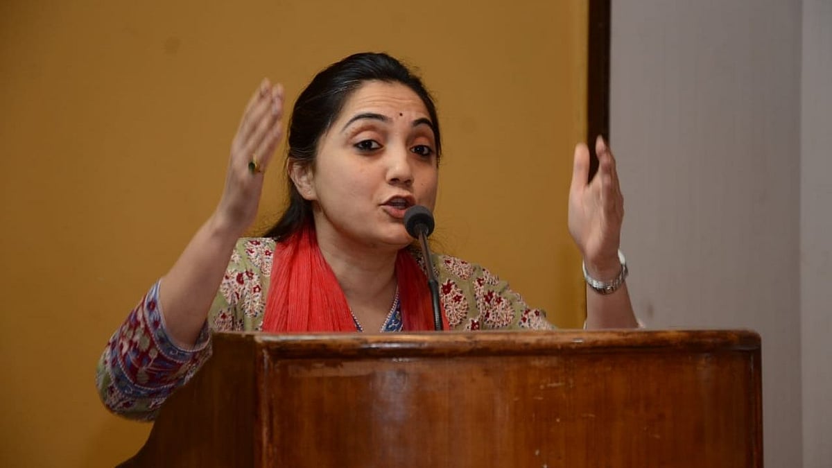 <div class="paragraphs"><p>Suspended BJP spokesperson <a href="https://www.thequint.com/big-story/nupur-sharma-controversy">Nupur Sharma</a>.</p></div>