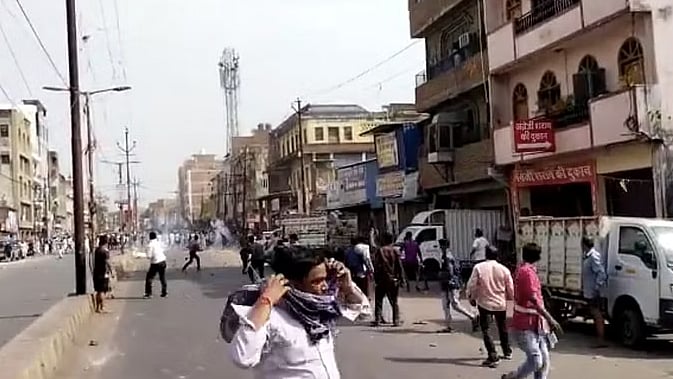 <div class="paragraphs"><p>Violence broke out during a shutdown called by Muslims over Nupur Sharma's comments.</p></div>