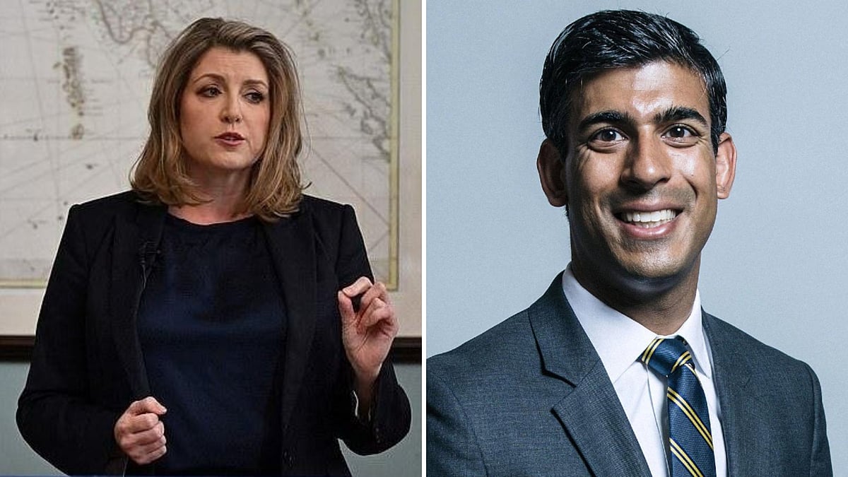 <div class="paragraphs"><p>In the race to become the next leader of UK's conservative party, Rishi Sunak, the former chancellor, finished top with the votes of 101 Tory MPs, Penny Mordaunt, the international trade secretary, was second with 81, and the foreign secretary, Liz Truss, was third on 64.</p></div>