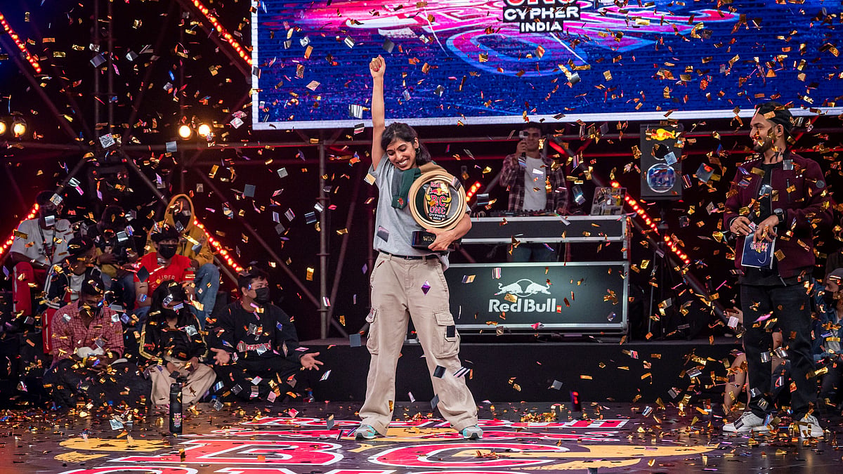 <div class="paragraphs"><p>B-girl Jo winning Red Bull BC One India Cypher 2021</p></div>