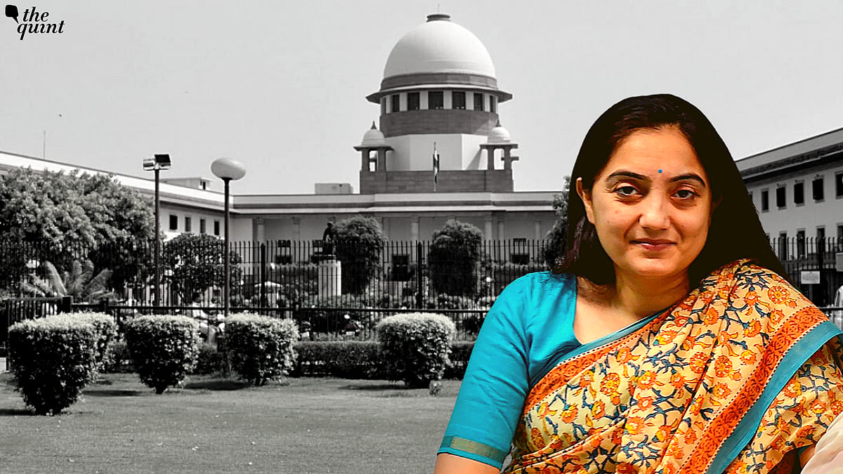 <div class="paragraphs"><p>Suspended BJP spokesperson <a href="https://www.thequint.com/big-story/nupur-sharma-controversy">Nupur Sharma</a>.</p></div>