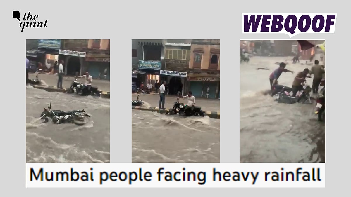 <div class="paragraphs"><p>Fact-check: The claim states that the video shows a bike washing away due to heavy rains in Mumbai.</p></div>