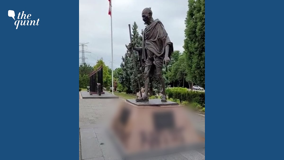 <div class="paragraphs"><p>Mahatma Gandhi's statue was vandalised in Richmond Hill city of Ontario, Canada.</p></div>