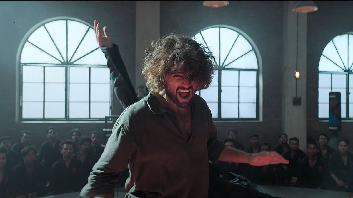 <div class="paragraphs"><p>Vijay Deverakonda in a still from <em>Liger.</em></p></div>