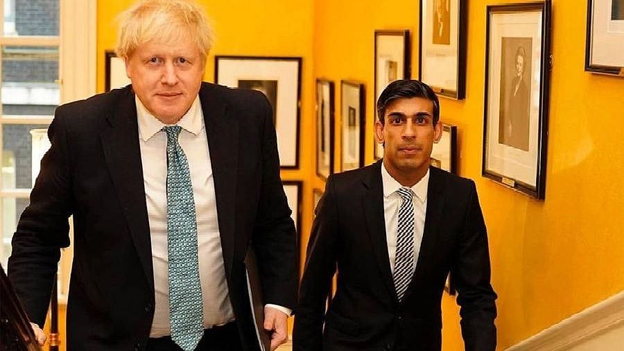 <div class="paragraphs"><p>British PM Boris Johnson and Rishi Sunak. </p></div>