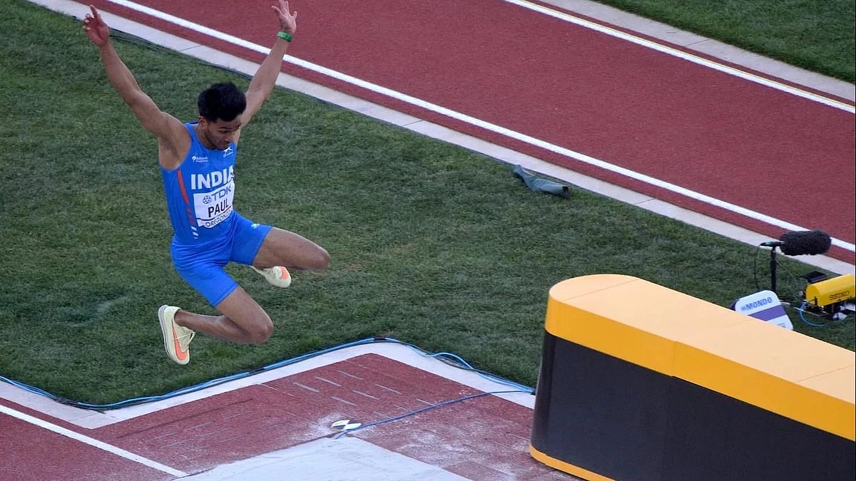 <div class="paragraphs"><p>Eldhose Paul became the first Indian to qualify for the triple jump final at the World Athletics Championships.</p></div>