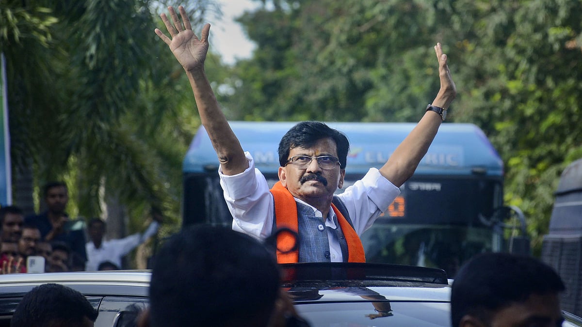 <div class="paragraphs"><p>Shiv Sena MP Sanjay Raut being taken to the Enforcement Directorate (ED) office in connection with a money laundering case, in Mumbai, on Sunday, 31 July.</p></div>