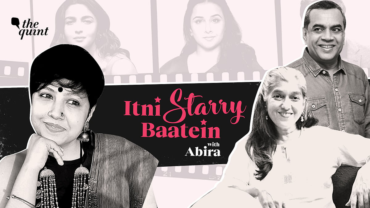 <div class="paragraphs"><p>Actors Paresh Rawal and Ratna Pathak in conversation with Abira Dhar.</p></div>