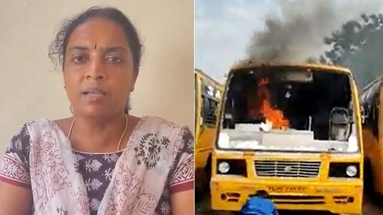 <div class="paragraphs"><p>School secretary Shanthi blamed the deceased student's mother for the violence that broke out in Tamil Nadu's Chinnasalem on Sunday, 17 July.</p></div>