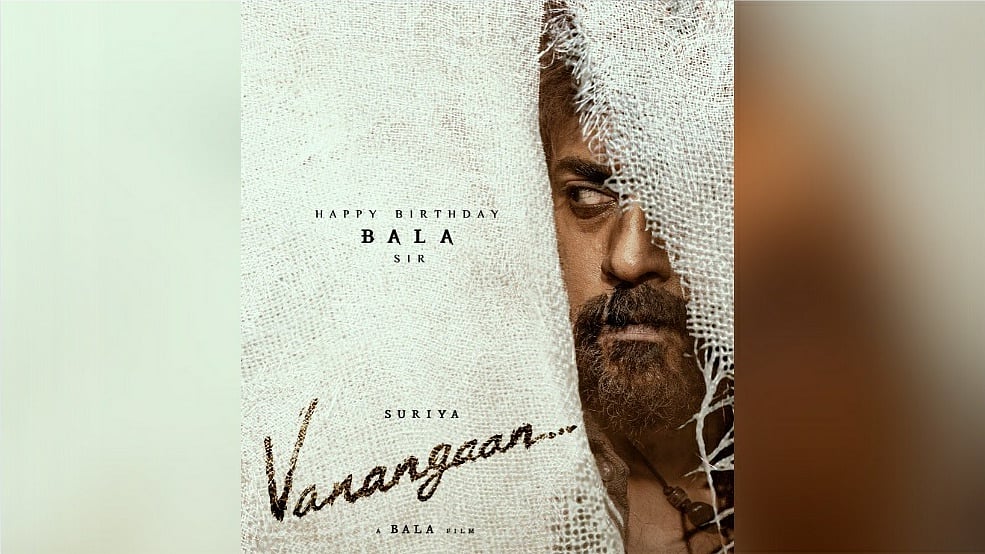 <div class="paragraphs"><p>The poster for Suriya's next film 'Vanangaan', directed by Bala. </p></div>