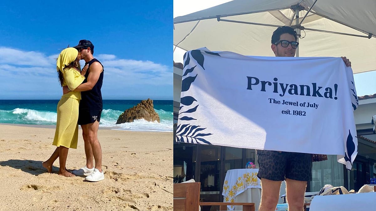 <div class="paragraphs"><p>Nick Jonas and Priyanka Chopra at her birthday celebrations.</p></div>