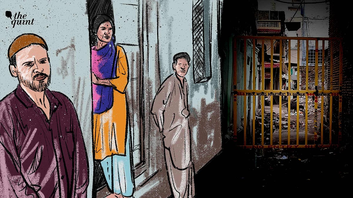 <div class="paragraphs"><p>The authorities have erected a wall dividing the Muslim- and Hindu-dominated settlements near Talab Chowk – the site of violence in April earlier this year.</p></div>