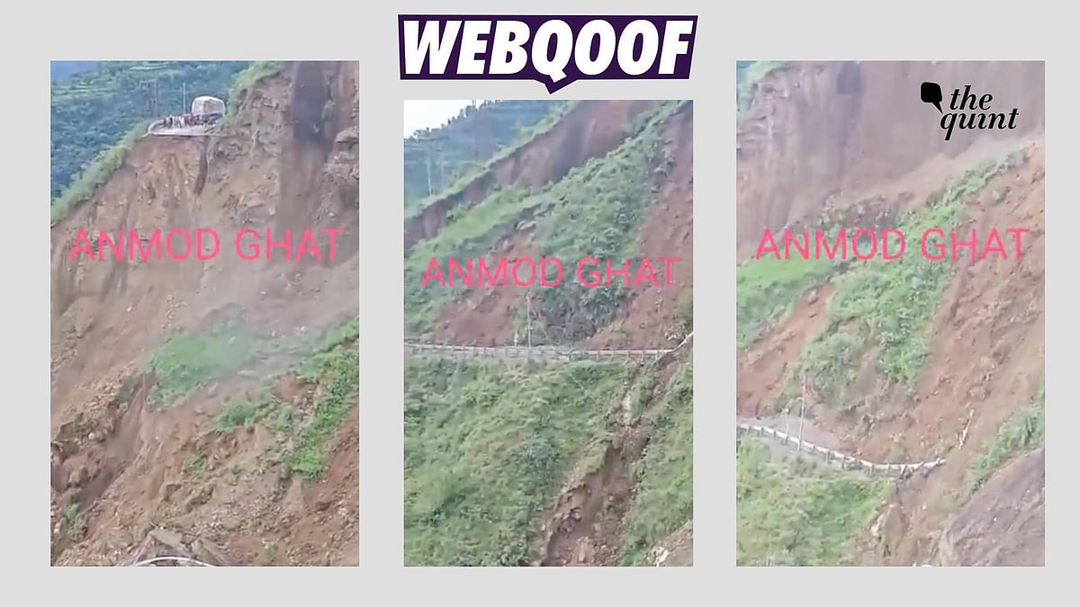 <div class="paragraphs"><p>The claim states that the video shows visuals of landslide from Anmod Ghat in Goa. </p></div>