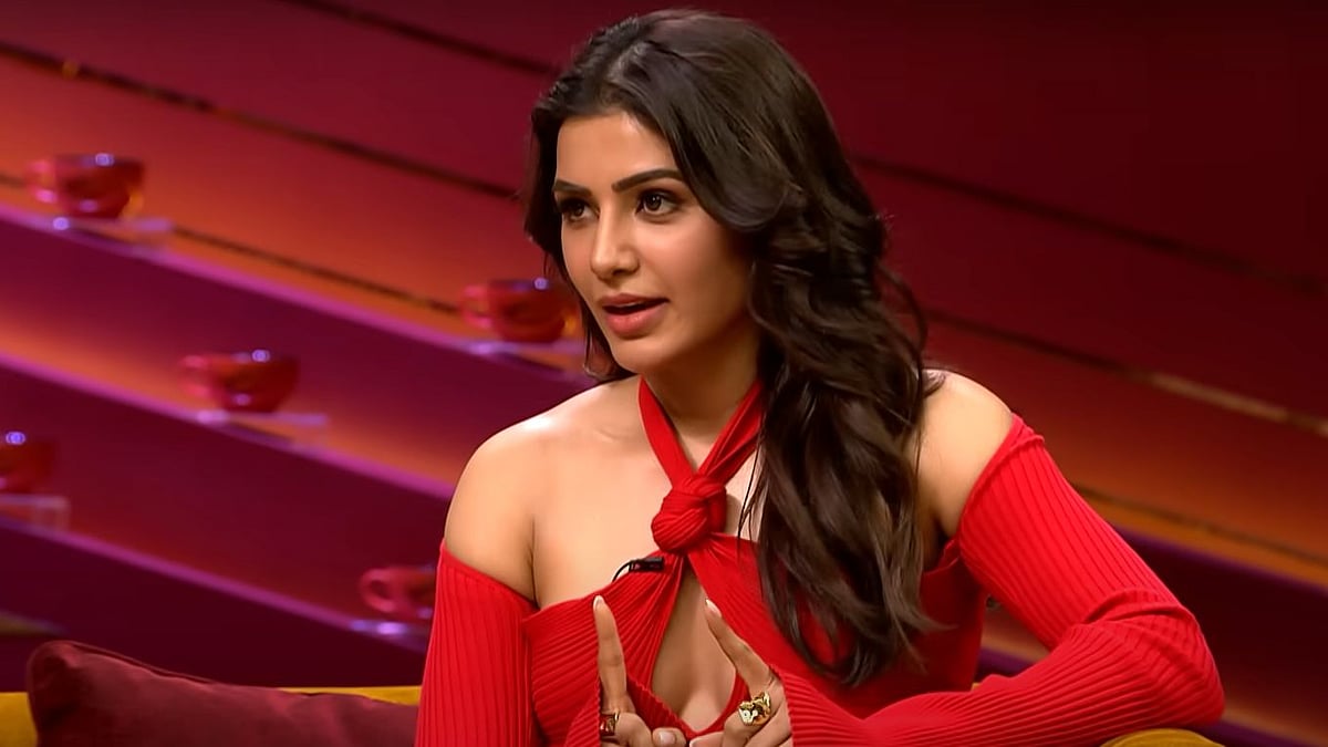 <div class="paragraphs"><p>Samantha Ruth Prabhu during her <em>Koffee With Karan </em>episode.</p></div>