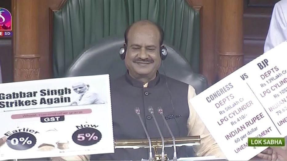 <div class="paragraphs"><p>Opposition MPs raised slogans against price hike and inflation in the Lok Sabha soon after the House proceedings began at 11 am on Tuesday, 19 July, for the second day of the Monsoon Session. The Lower House was subsequently adjourned till 2 pm.</p></div>