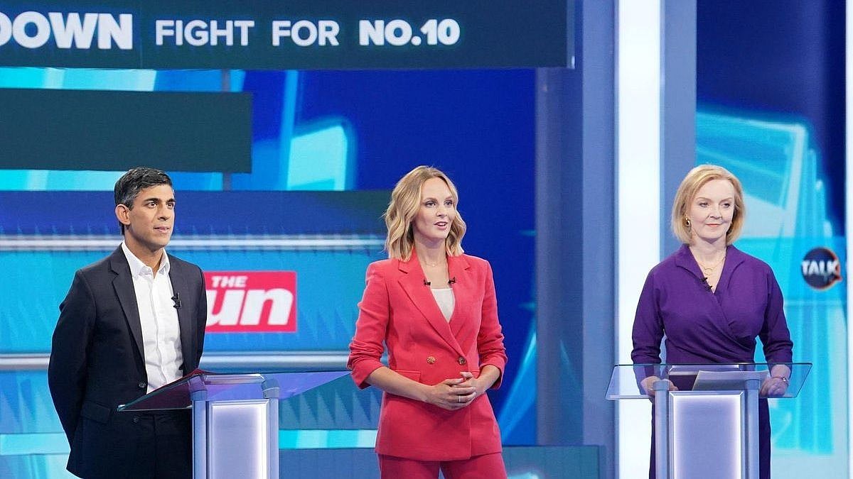 <div class="paragraphs"><p>The debate between Rishi Sunak and Liz Truss on Tuesday, 26 July, got cancelled after the moderator, Kate McCann, fainted on air.</p></div>