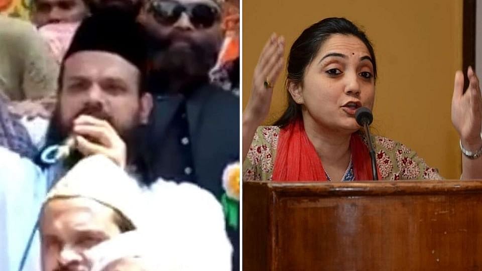 <div class="paragraphs"><p>Ajmer Dargah Khadim Gauhar Chishti (left) and former BJP spokesperson Nupur Sharma.</p></div>