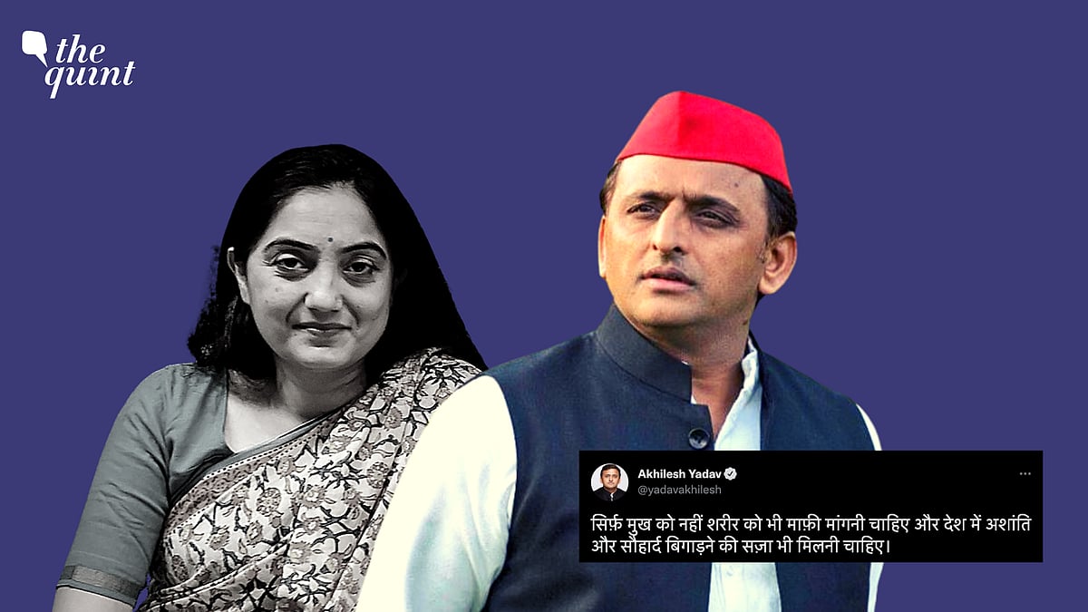 <div class="paragraphs"><p>Samajwadi Party chief Akhilesh Yadav had said in a tweet on Friday, 1 July, that it is not enough for only Nupur Sharma to apologise for her comments on Prophet Muhammad, and that the saffron party must also apologise with her.</p></div>