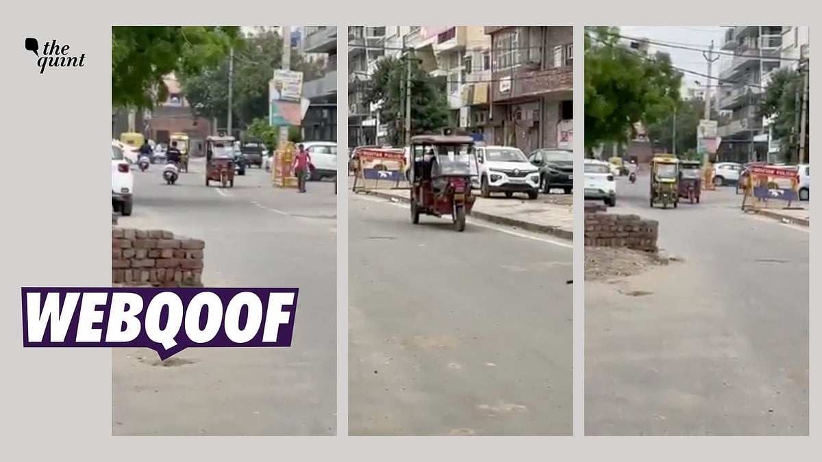 <div class="paragraphs"><p>The viral video is from Haryana's Rohtak.</p></div>