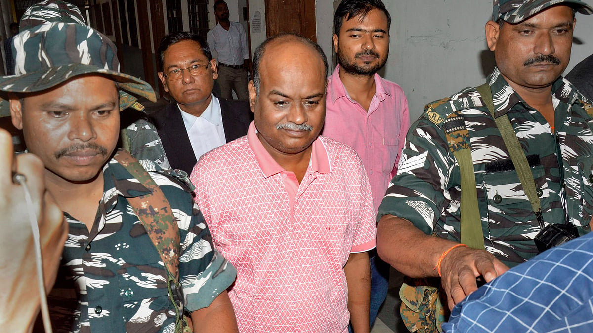 <div class="paragraphs"><p>Pankaj Mishra, the political representative of Jharkhand Chief Minister Hemant Soren, comes out after appearing at the Enforcement Directorate (ED) court in connection with a money laundering case, in Ranchi, on Tuesday, 26 July.</p></div>