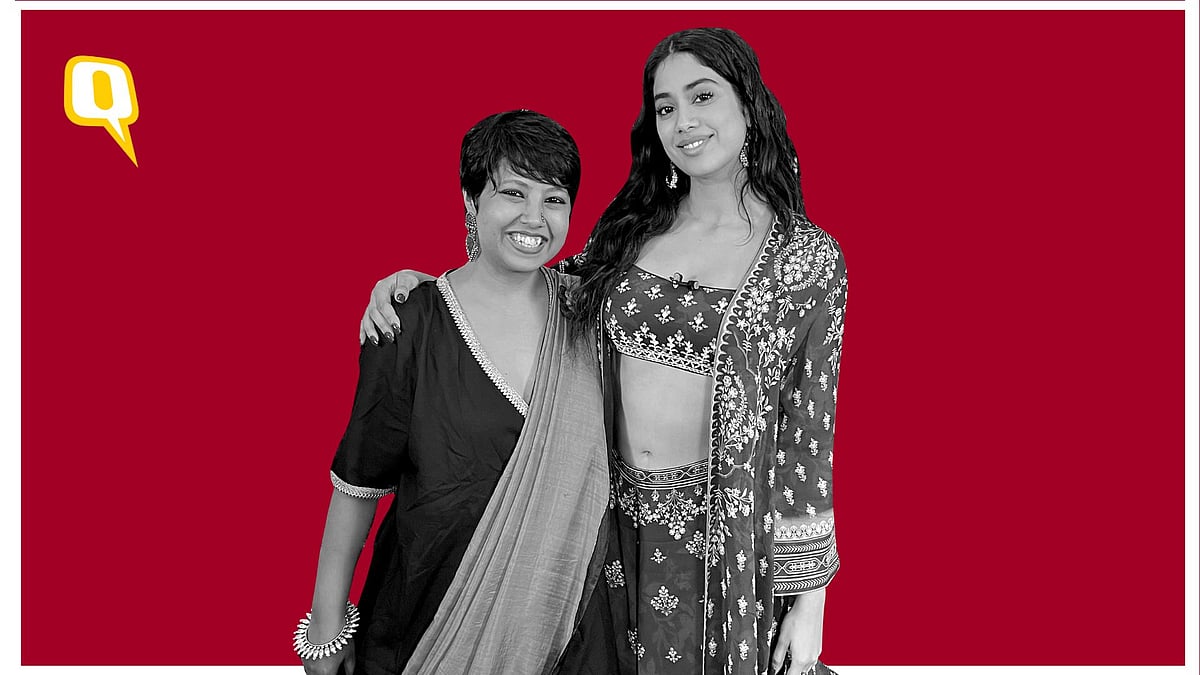<div class="paragraphs"><p>Janhvi Kapoor in conversation with The Quint.</p></div>