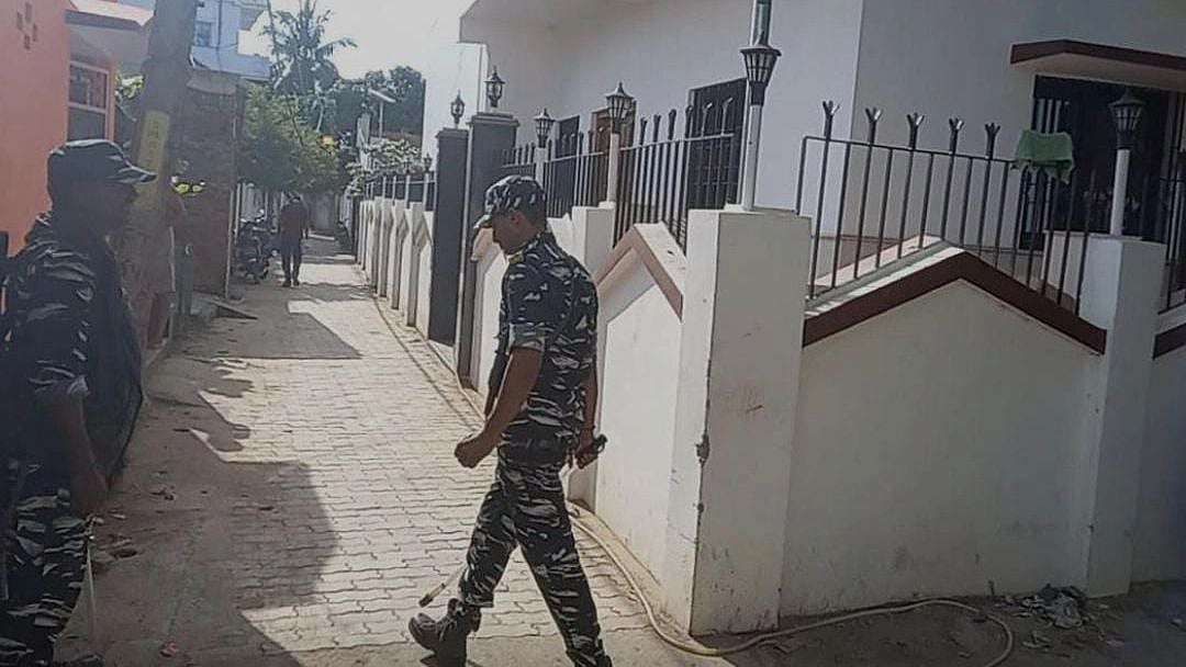 <div class="paragraphs"><p>The searches are being conducted in Sahibganj district and its towns like Berhait and Rajmahal related to an alleged scam carried out while availing marketplace tender in Sahebganj’s Barharwa in 2020.</p></div>