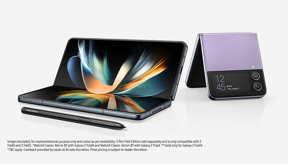 <div class="paragraphs"><p>Samsung Galaxy Z Fold 4 and Galaxy Z Flip 4 pre-bookings have begun in India.</p></div>