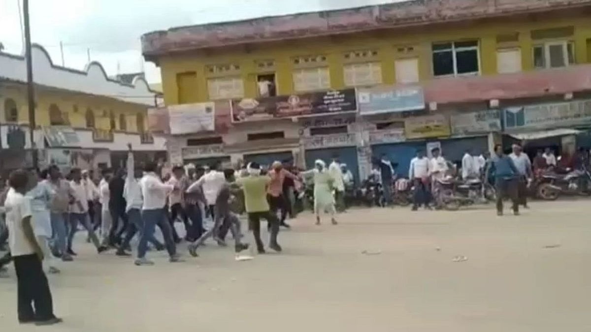 <div class="paragraphs"><p>The protest rally, led by Lodhi community members, took place in Madhya Pradesh's Bhind on Thursday, 25 August.</p></div>