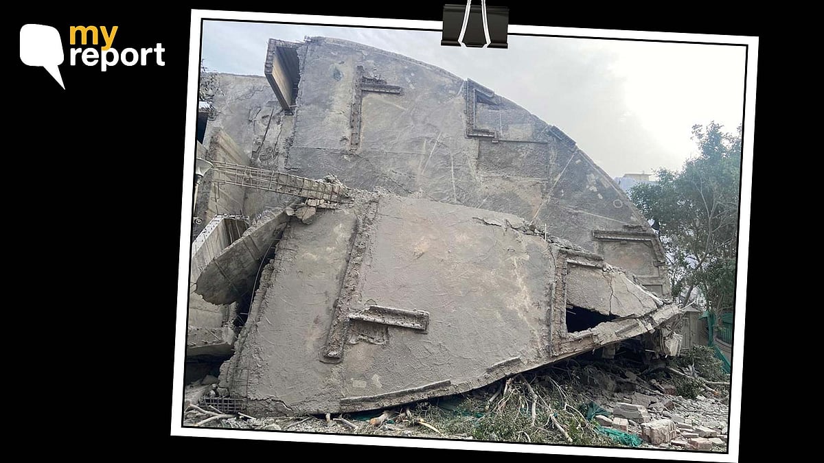 <div class="paragraphs"><p>Debris of Supertech Twin Towers after demolition.</p></div>