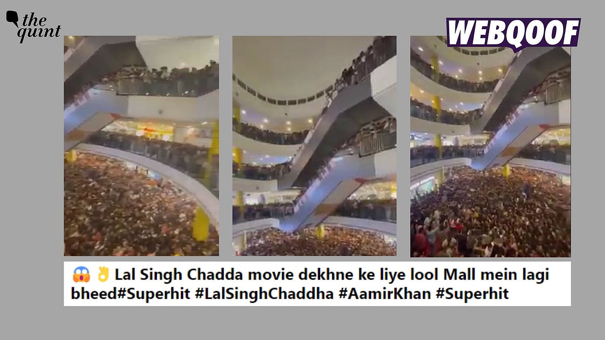 <div class="paragraphs"><p>The claim suggests that an overwhelming crowd gathered at Lulu Mall in Lucknow to watch shows of <em>Laal Singh Chaddha.</em> </p></div>