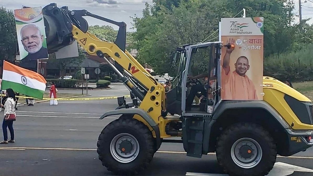 <div class="paragraphs"><p>The bulldozer included in the Indian Independence Day parade on 14 August 2022 in the Edison town of New Jersey state in the United States.</p></div>