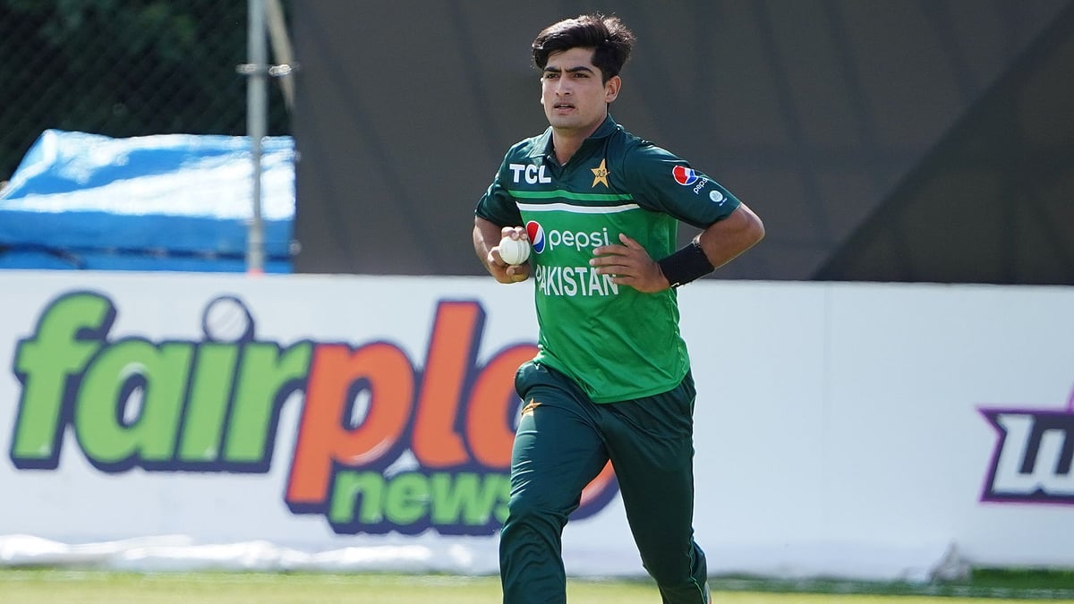 <div class="paragraphs"><p>Pakistan pacer Naseem Shah in action during an ODI match earlier in August.&nbsp;</p></div>