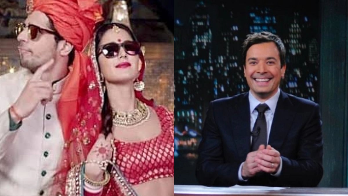 <div class="paragraphs"><p>Jimmy Fallon Dances to Katrina Kaif and Sidharth Malhotra's Song 'Kala Chashma'</p></div>