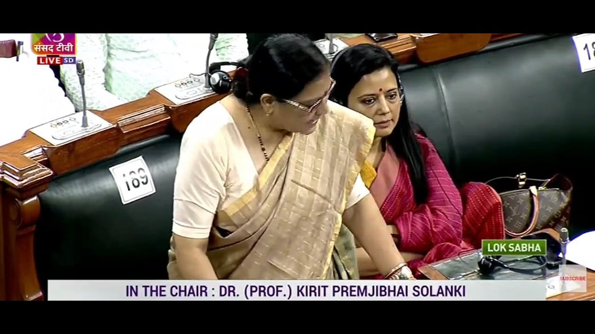 <div class="paragraphs"><p>Kakoli Ghosh Dastidar and Mahua Moitra in Lok Sabha on Monday, 1 August. </p></div>