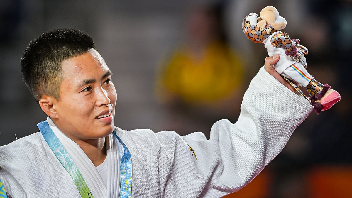 <div class="paragraphs"><p>India's Shushila Devi won silver in the women's 48kg judo at the 2022 Commonwealth Games in Birmingham on Monday.</p></div>
