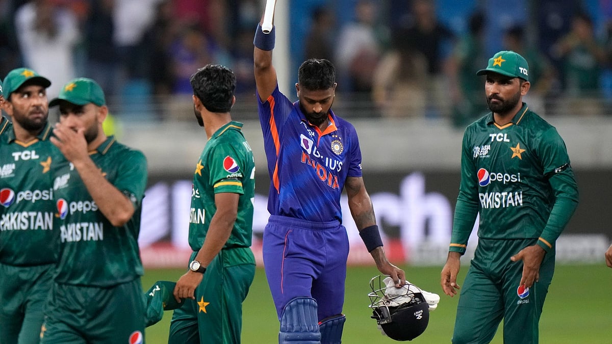 <div class="paragraphs"><p>India's Hardik Pandya celebrates after India win in the T20 match of Asia Cup against Pakistan, in Dubai, United Arab Emirates.</p></div>
