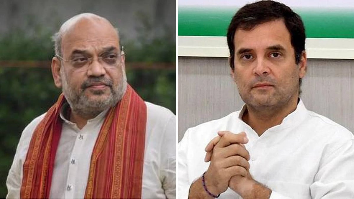 <div class="paragraphs"><p>Amit Shah (left) and Rahul Gandhi. </p></div>