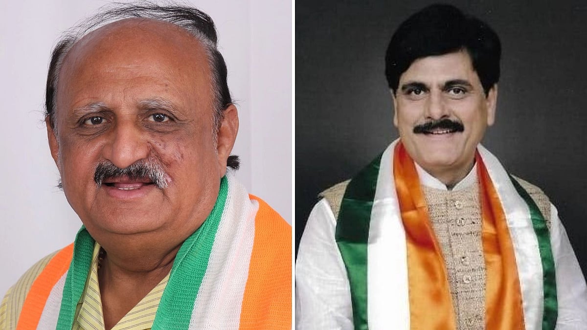 <div class="paragraphs"><p>Congress leaders Raju Parmar and Naresh Raval.</p></div>