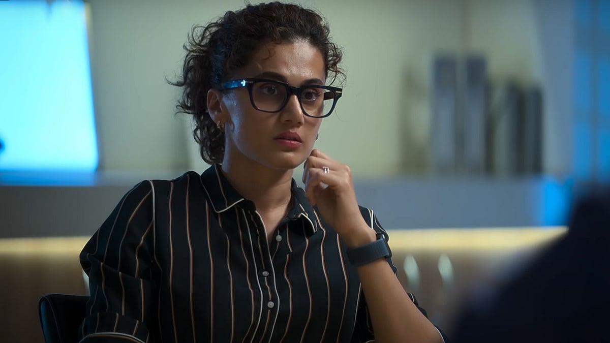 <div class="paragraphs"><p>Taapsee Pannu in a still from <em>Dobaaraa.</em></p></div>
