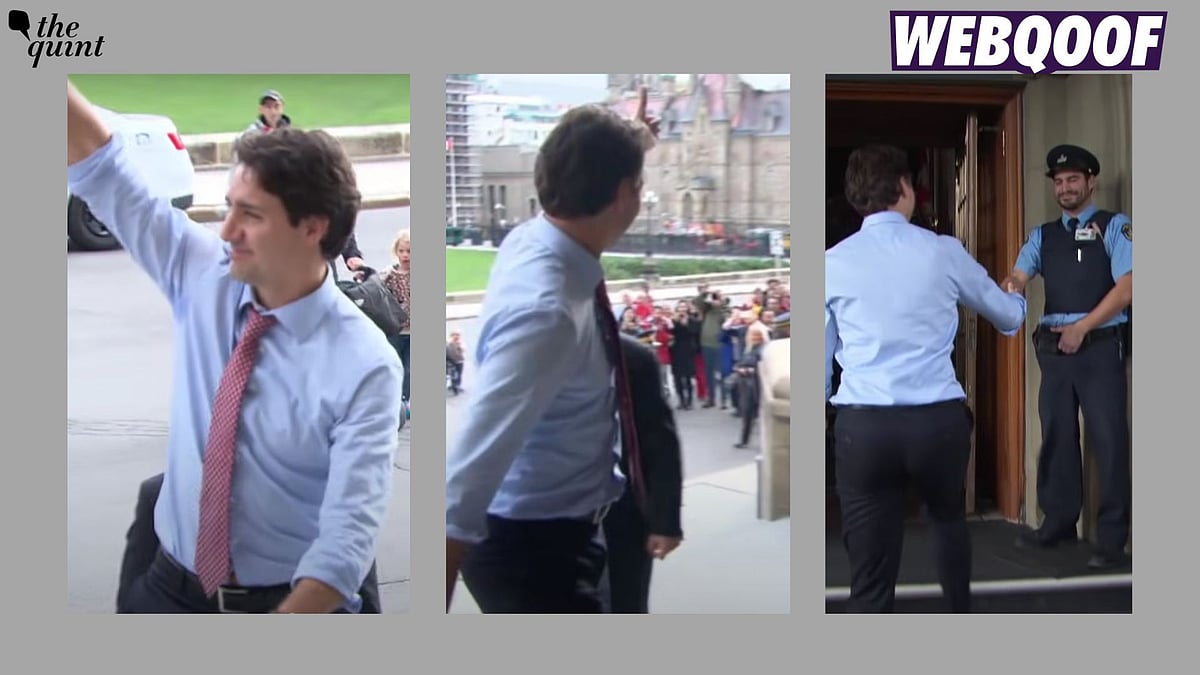 <div class="paragraphs"><p>The claim suggests that the Canadian prime minister does not have security guards. </p></div>