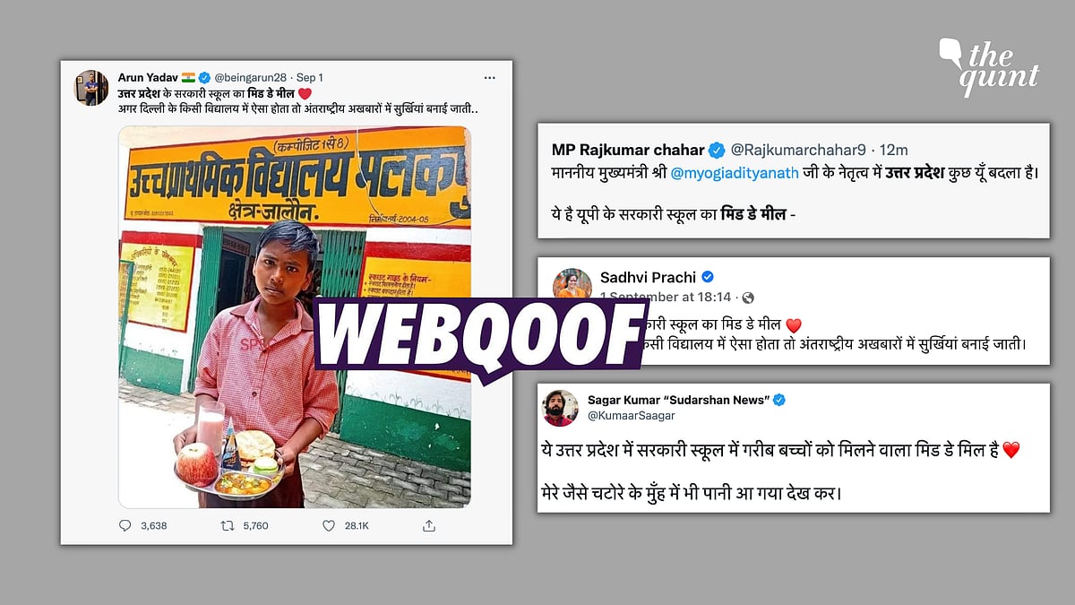 <div class="paragraphs"><p>Fact-Check: The claim states that this photo shows the food being served to children under the mid-day meal scheme. </p></div>
