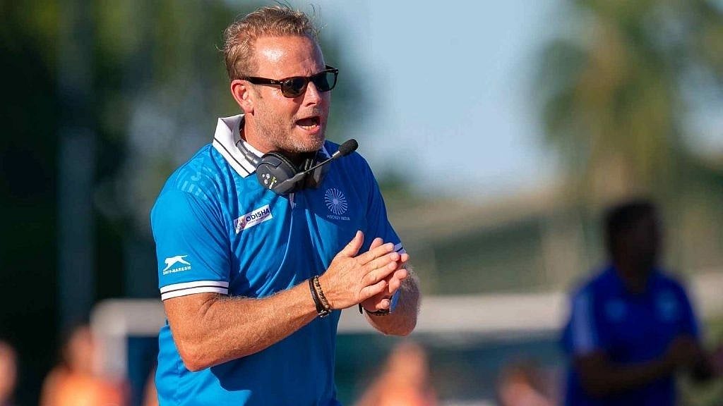 <div class="paragraphs"><p>Former Indian women's hockey team coach Sjoerd Marijne during a training session. </p></div>