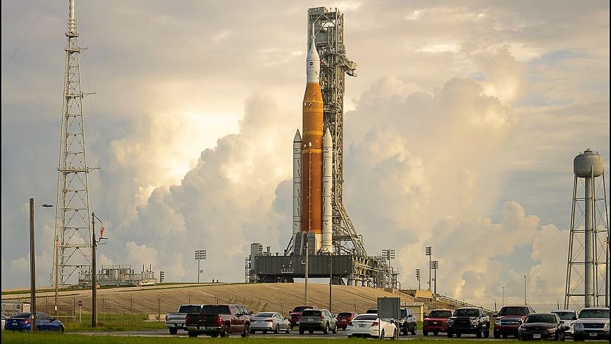 <div class="paragraphs"><p>The Artemis 1 rocket.&nbsp;</p></div>