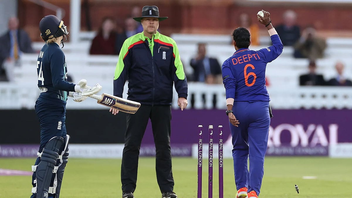 <div class="paragraphs"><p>England's Charlie Dean (right) is run out by Deepti Sharma as India completed a 3-0 ODI series sweep at Lord's on Saturday. </p></div>