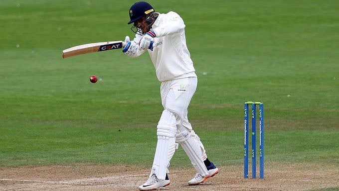 <div class="paragraphs"><p>Shubman Gill scored a century in an English County Championship match.</p></div>