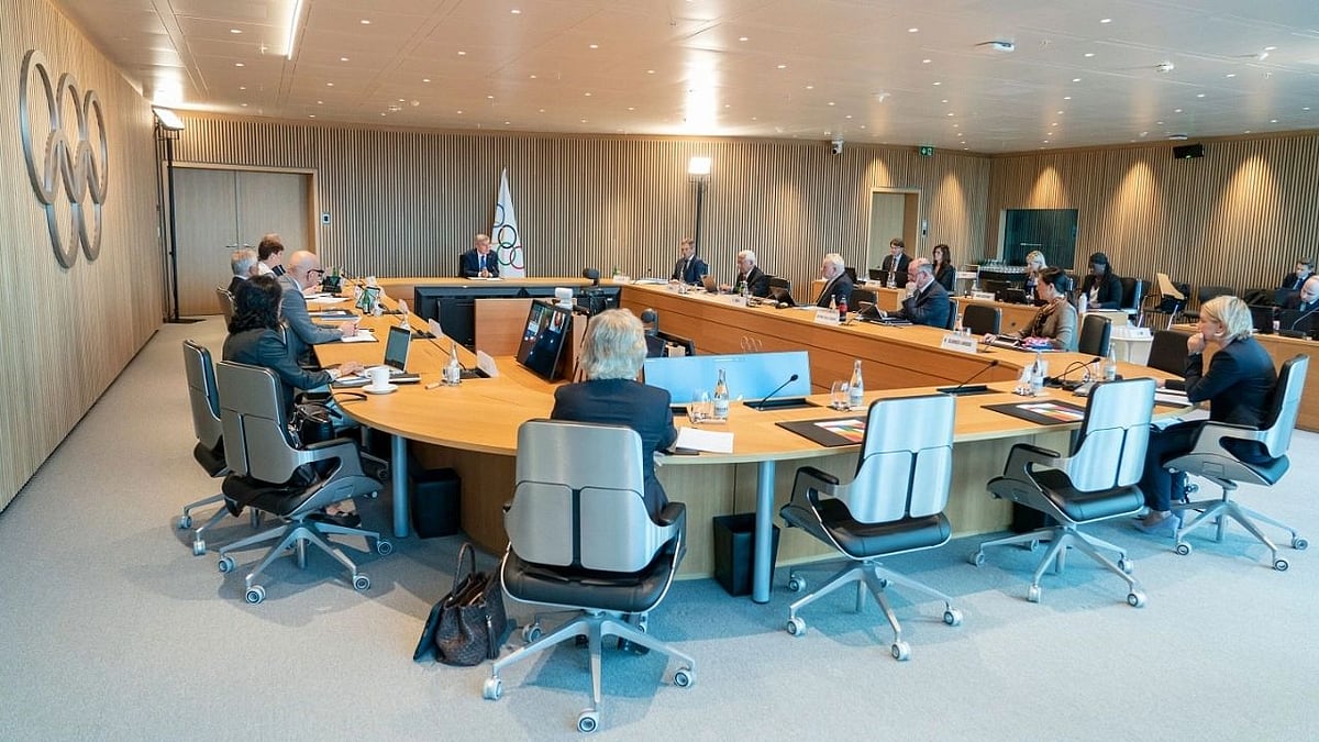 <div class="paragraphs"><p>The IOC Executive Board held a meeting at Lausanne on Thursday.&nbsp;</p></div>